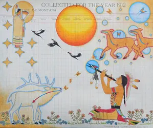 Monte Yellow Bird Sr. Elk Medicine, Artists Field Guide to Greater Yellowstone