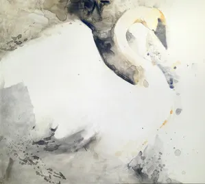 Kathryn Turner Trumpeter Swan, Artists Field Guide to Greater Yellowstone
